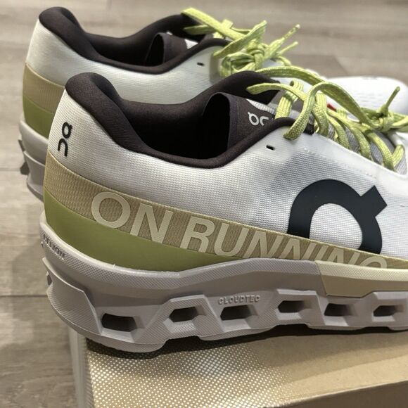 On Cloudmonster 2 Mens Athletic Running Shoes Sneaker Undyed/Zest New 12 M - Picture 3 of 9